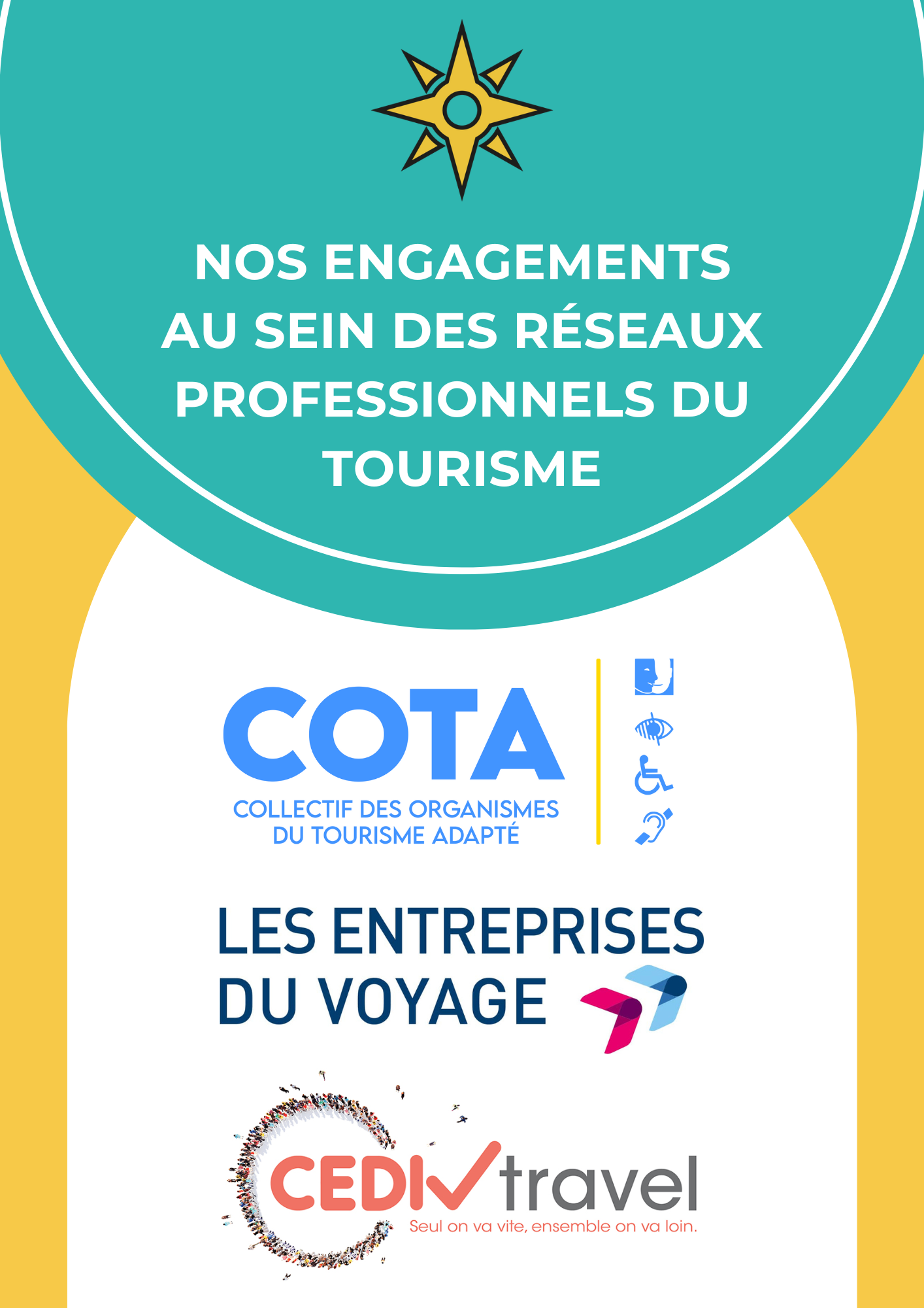 Supernova Séjours Adaptés — Notre engagement au sein des réseaux professionnels du tourisme