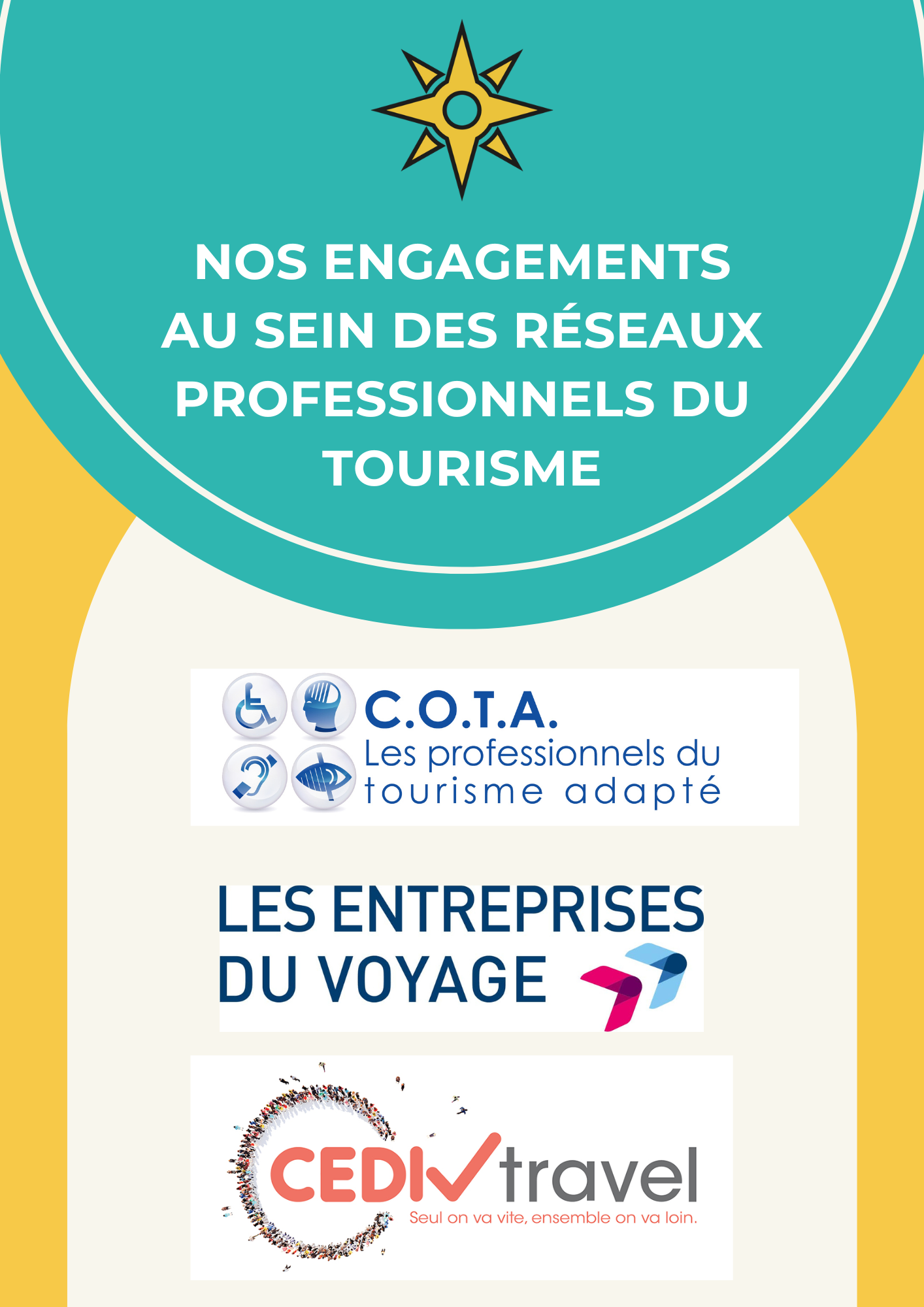 Supernova Séjours Adaptés — Notre engagement au sein des réseaux professionnels du tourisme
